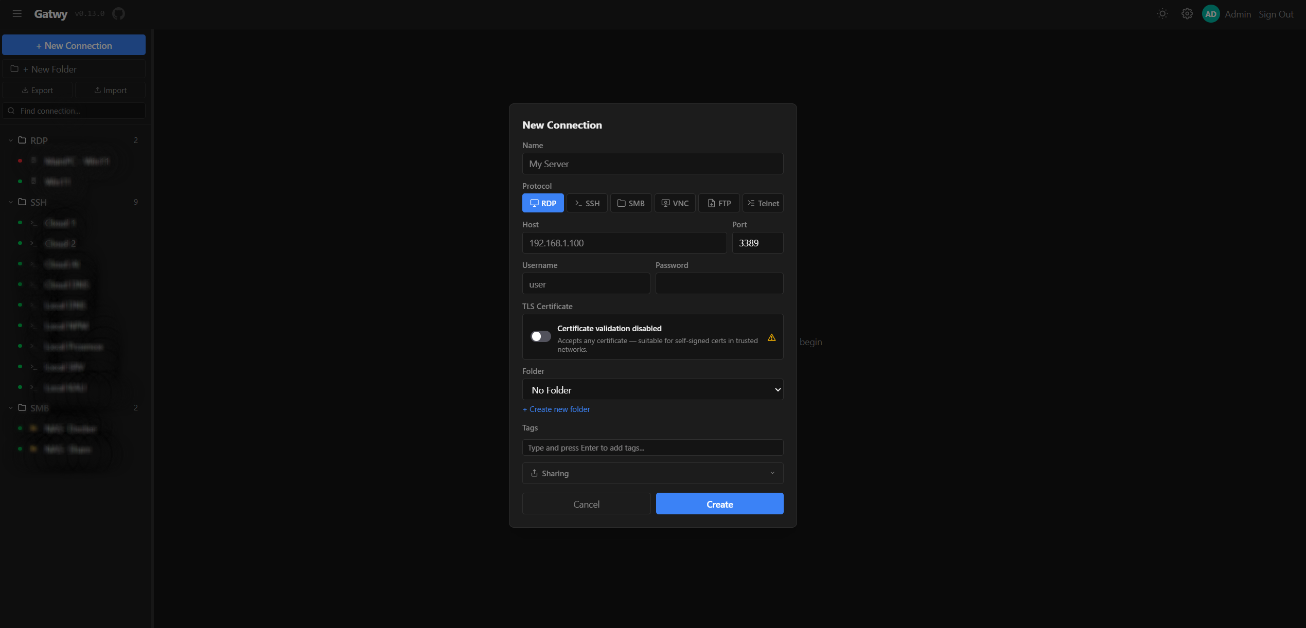 Multi-Protocol screenshot